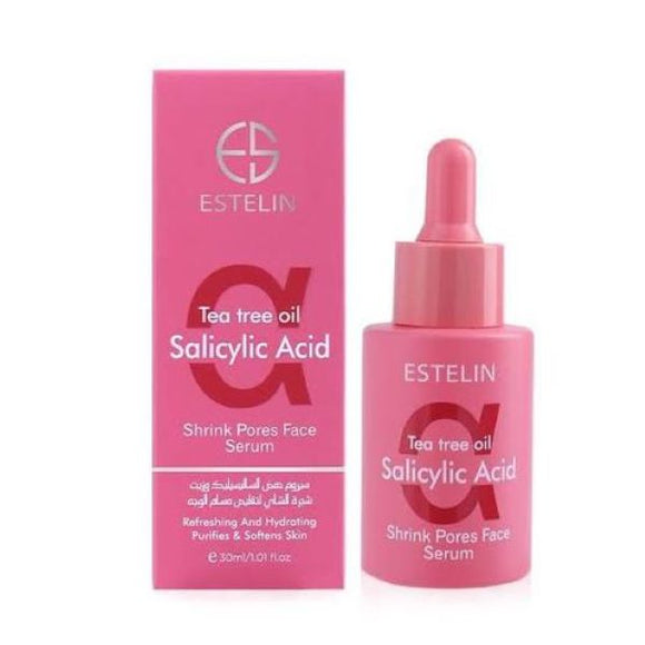 Estelin Tea Tree Oil Salicylic Acid Shrink Pores Face Serum
