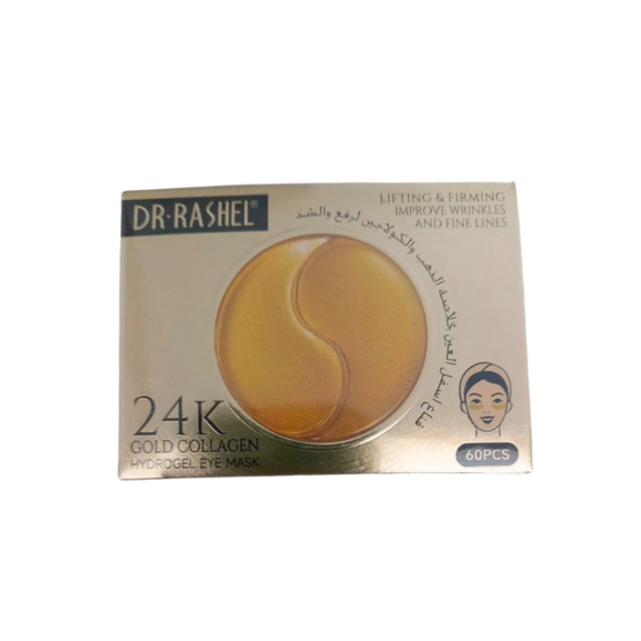 Dr Rashel 24K Gold Collagen Hydrogel Eye Mask- 60pcs