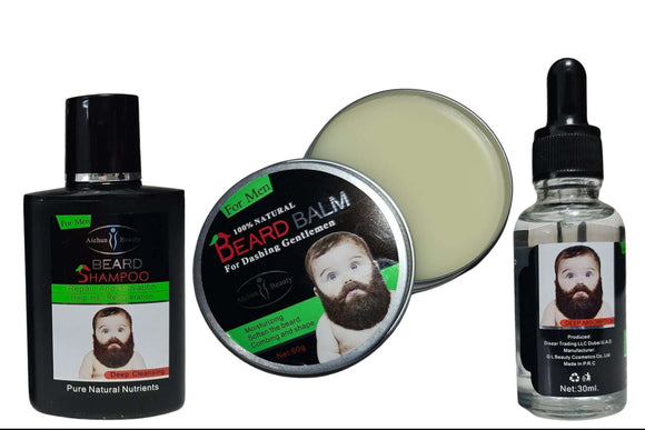 Aichun Beauty 3 in 1 Box Beard Treatment Kit