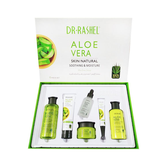 Dr Rashel Aloe Vera Skin Natural Soothing & Moisture Skin Care Series Kit - Makeupsense
