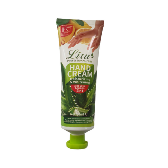 Lizu Proffessional Care Hand Cream - Aloe Vera & Lemon