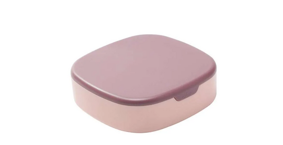 Trendy, Pastel Jewelry Box with Mirror - Pink & Purple