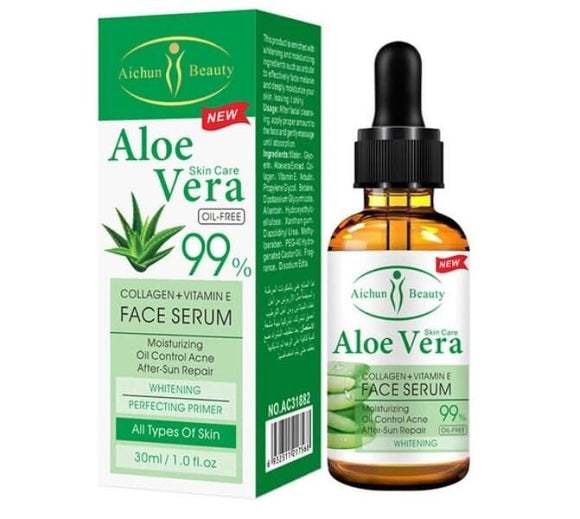 Aichun Beauty Aloe Vera Collagen & Vitamin E Face Serum