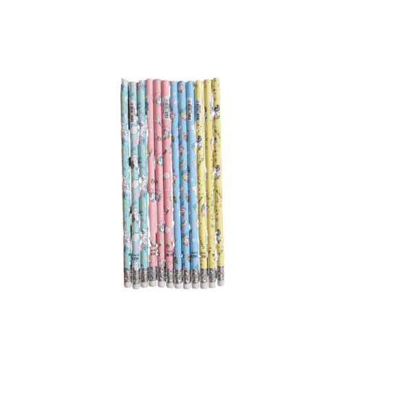 Unicorn Design Pencils Pack of 12 - Makeupsense