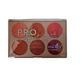 Pink Key P.R.O Sweet Cheek 6 Colors Blush Palette