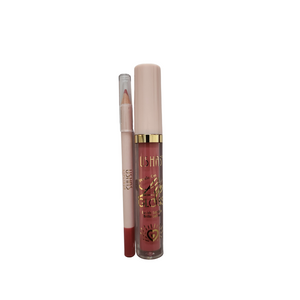 Ushas 2 in 1 Lipliner & Lipgloss No 12- Pink