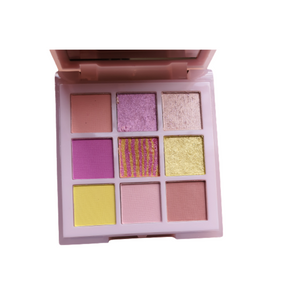 S.F.R Pastels Rose 9 Color Eyeshadow - Makeupsense