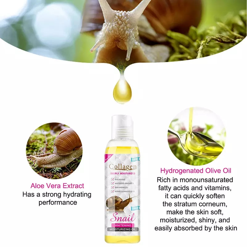 Collagen Snail Massage Oil – Makeupsense